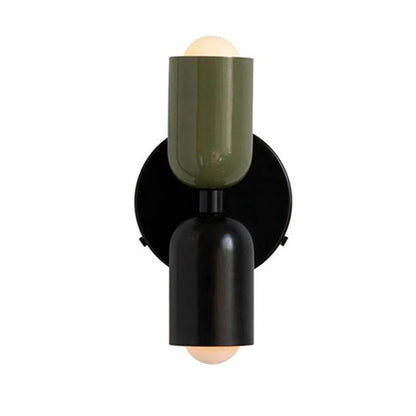 Contemporary Dual Head Wall Lamp