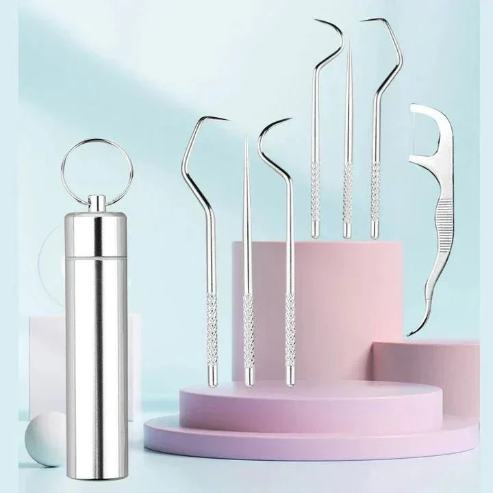 Eco Friendly Dental Care Kit with Durable Steel Tools