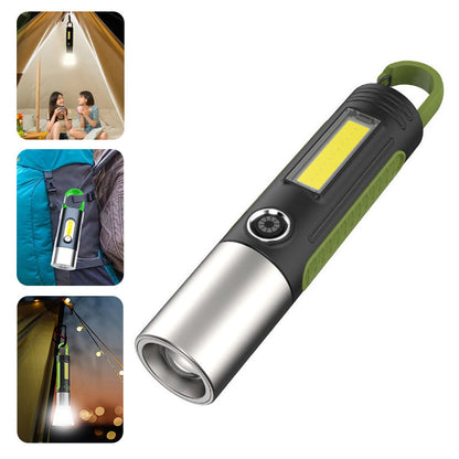 Compact Rechargeable LED Flashlight for Camping