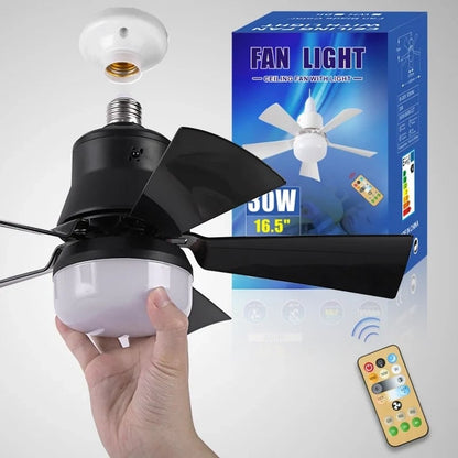 Compact 2-in-1 Ceiling Fan and Light Kit