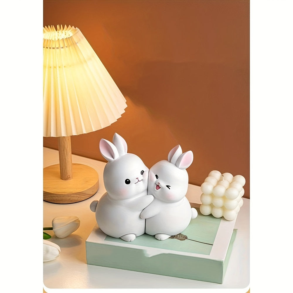Cute Rabbit Book Ends