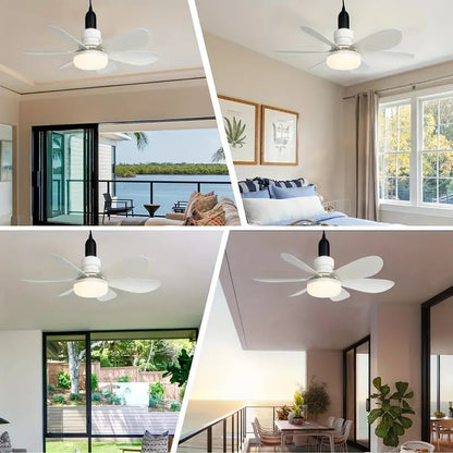 Compact 2-in-1 Ceiling Fan and Light Kit