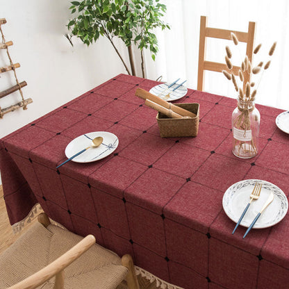 Easy Care Waterproof Tablecloth for Kitchen and Dining