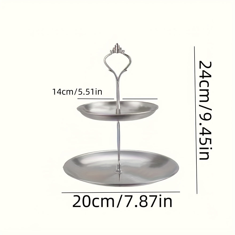 Metal Triple Party Serving Platter