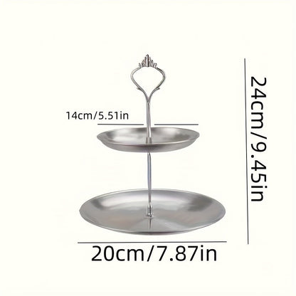 Metal Triple Party Serving Platter