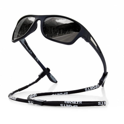 Men's Sports Wraparound Sunglasses with UV Protection