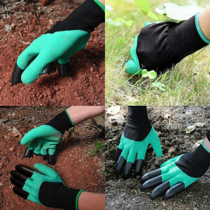 Gardening Gloves with Built-in Claw Tools