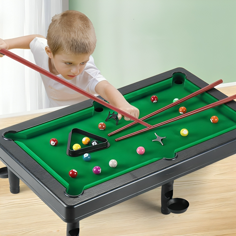 Compact Mini Pool Table for Family Fun - Fesara