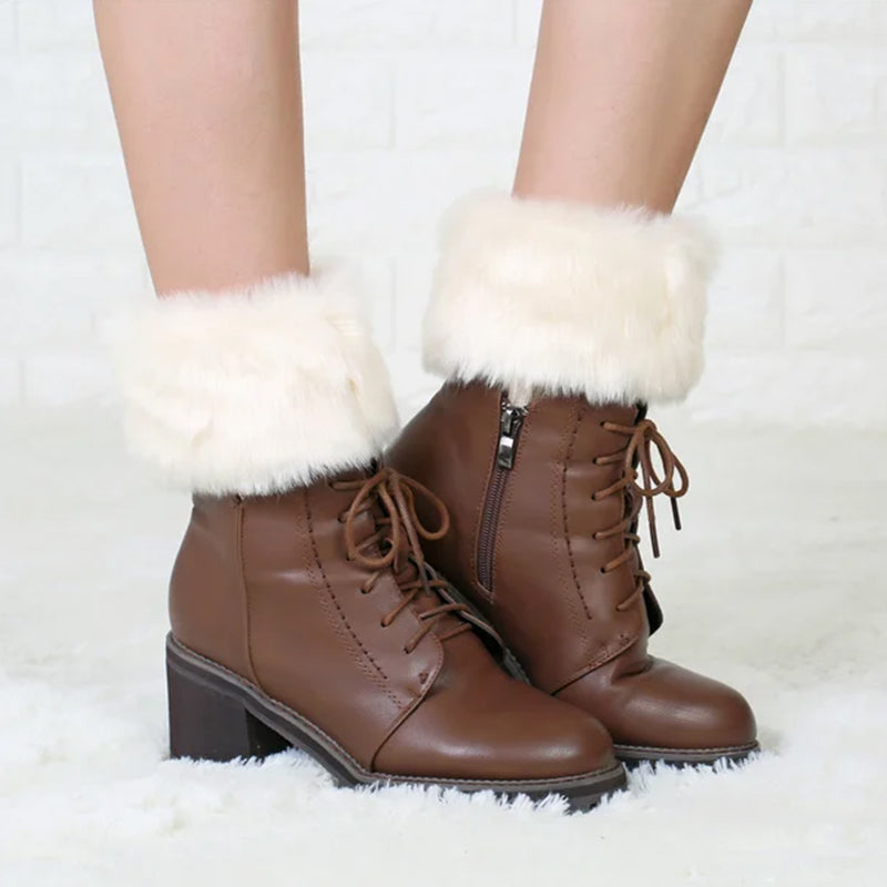 Cozy Fesara FurryLegs - Soft and Stylish Winter Leg Warmers