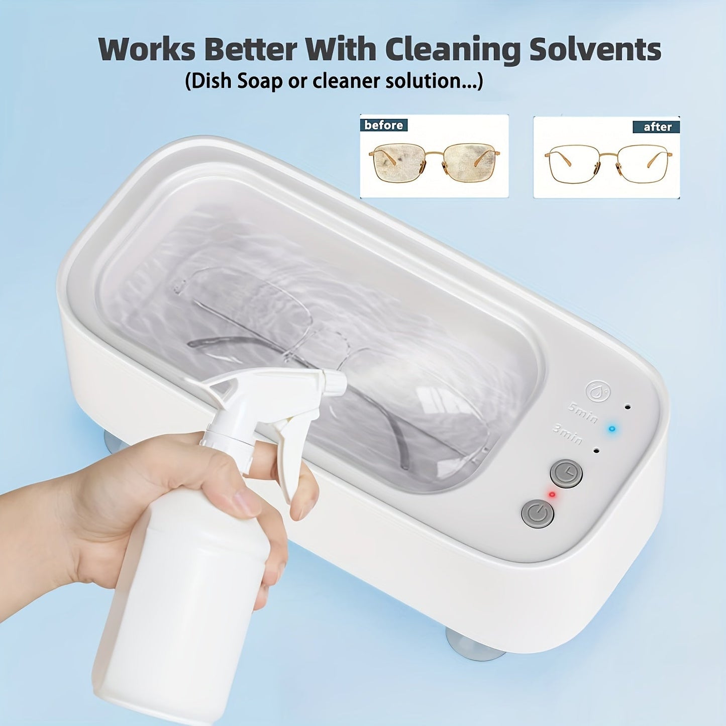 Professional Jewelry Cleaning Solution for Rings and More