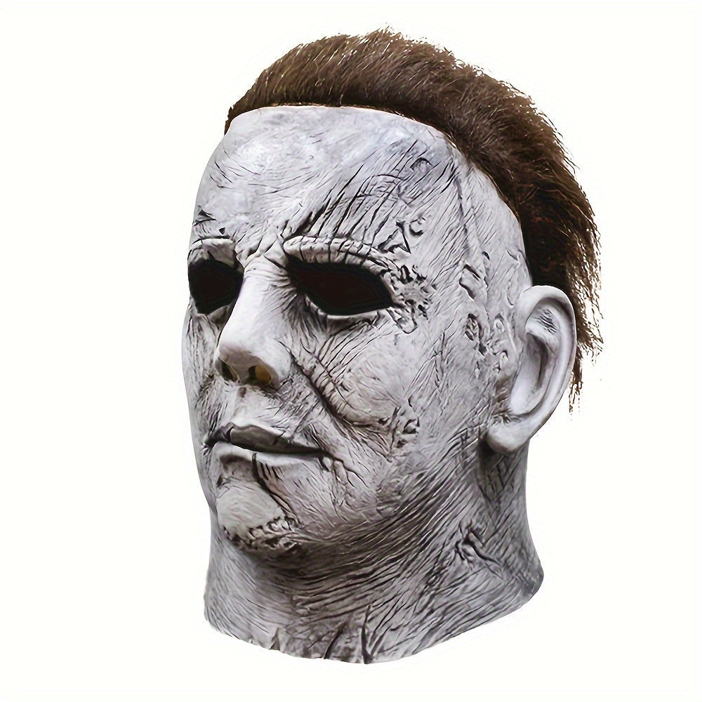Scary Men's Horror Mask Full Head Latex Costume Accessory - Fesara