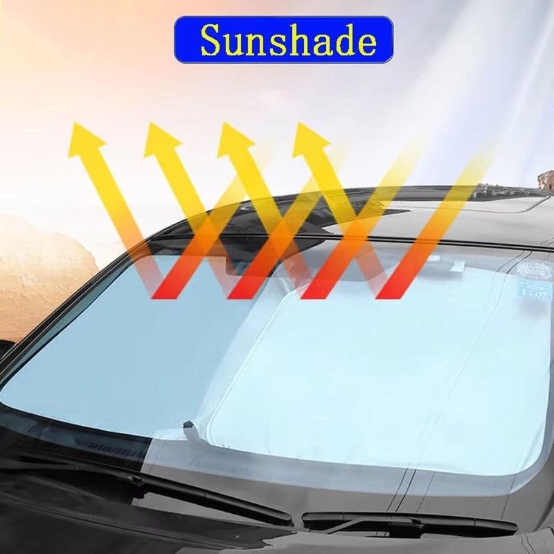 Portable Car Sun Shade with UV Protection & Privacy Blocker