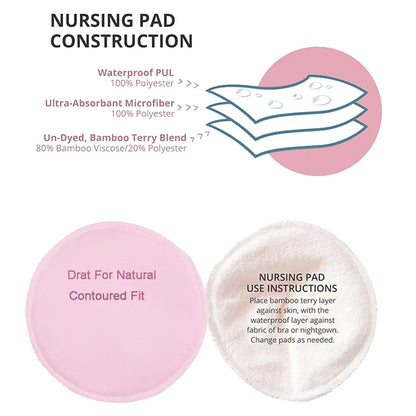 Natural Bamboo Nursing Pads for Women