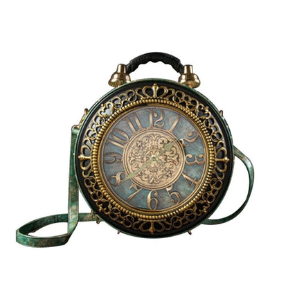 Unique Retro Style Clock Purse Bag
