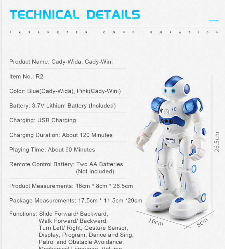 Smart Remote Control Robot Toy
