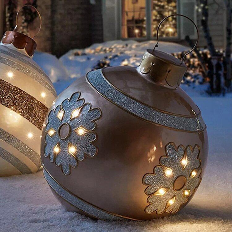 Festive Outdoor Christmas Inflatable Ball Decoration - Fesara