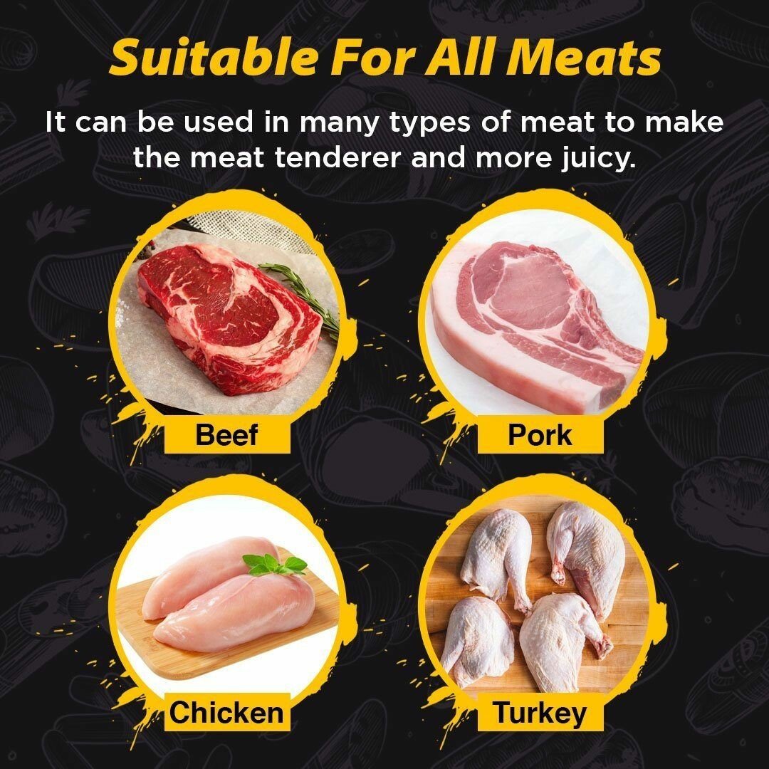 Easy Use Stainless Steel Meat Press Tenderizer Tool