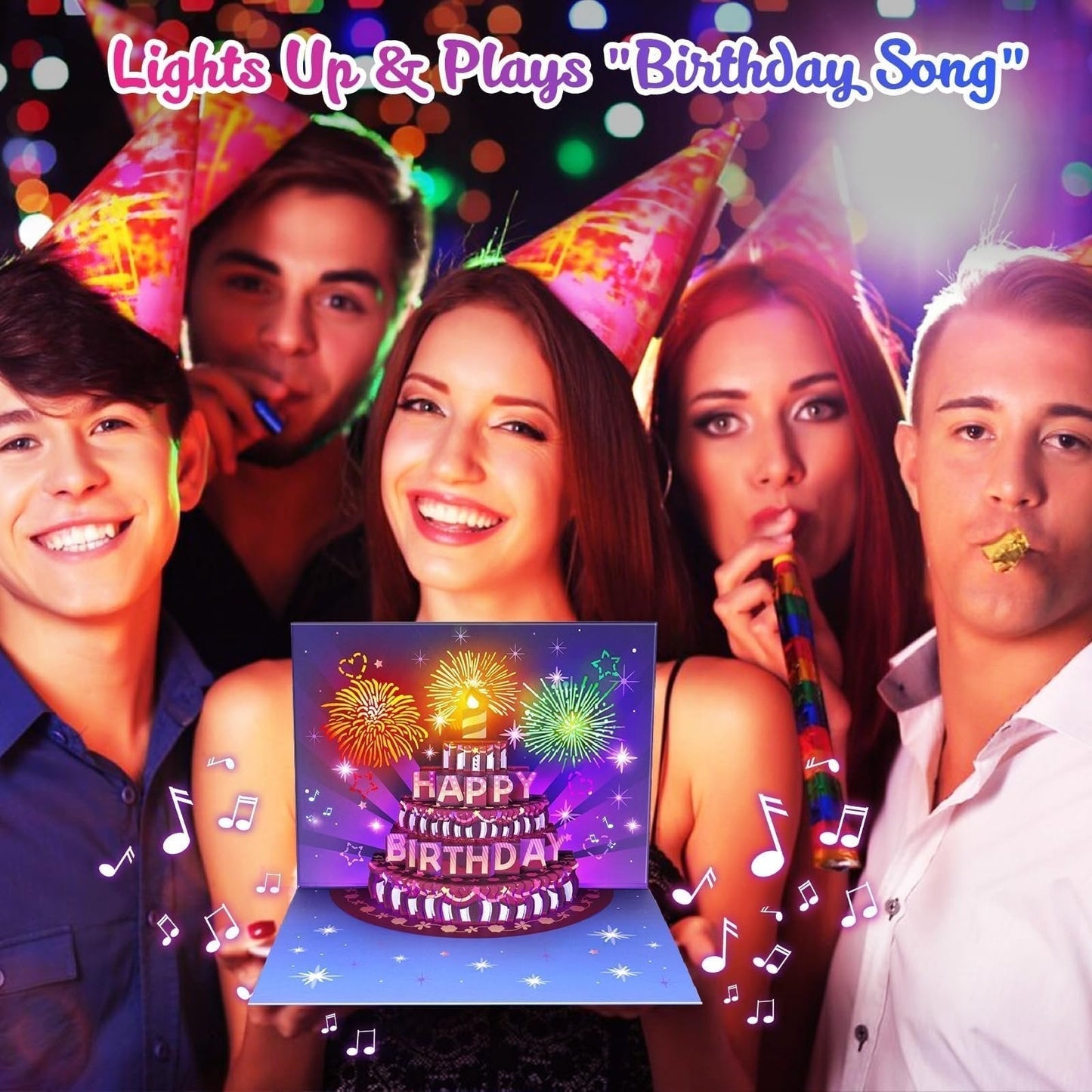 Fun LED Musical Birthday Greeting Card