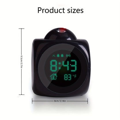 Digital LED Projection Alarm Clock with Ceiling Display