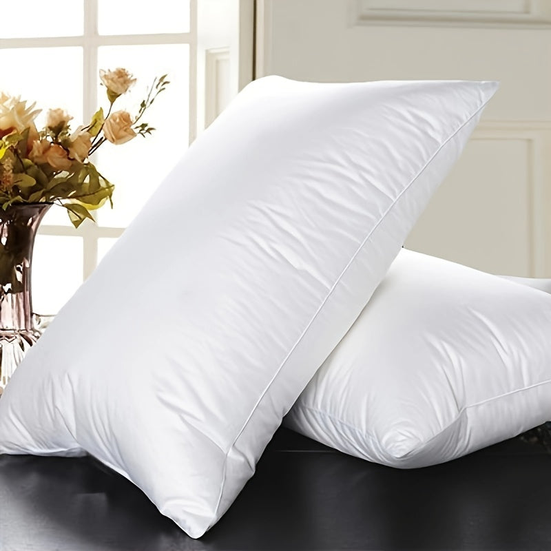 Plush Down Pillow for Deep Sleep Comfort