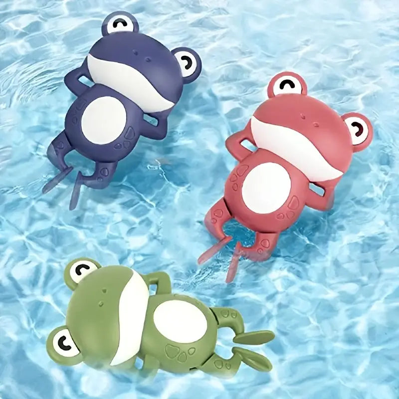 Colorful Frog Bath Toy for Kids