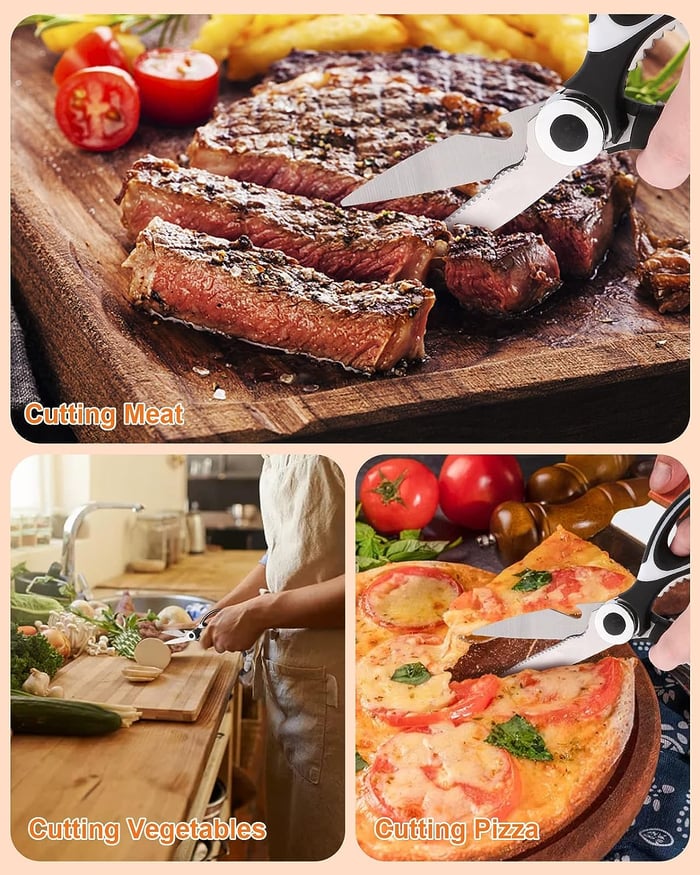 Premium Kitchen Shears for Cooking and Prep