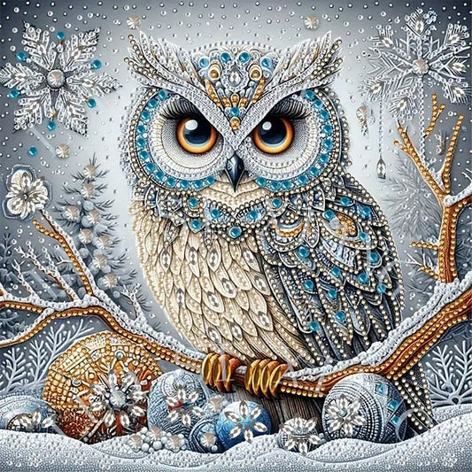 Whimsical Owl Figurine - Magic Decor - Fesara