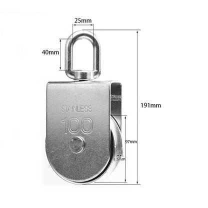 Durable Metal Rotating Pulley Block