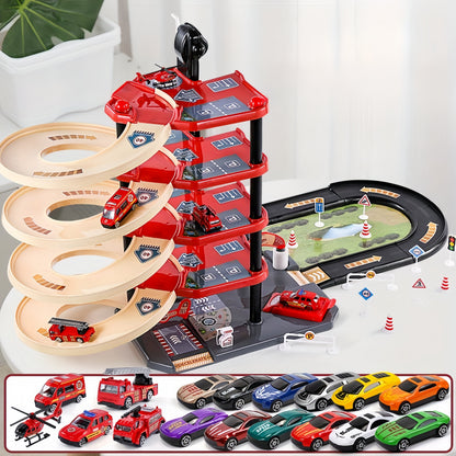 Ultimate Fire Rescue Playset with Police Cars