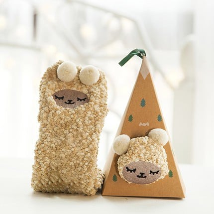 Cozy Christmas Socks Gift Set Soft Plush Design