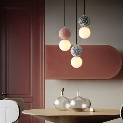 Modern Glow LED Pendant Light in Black and White