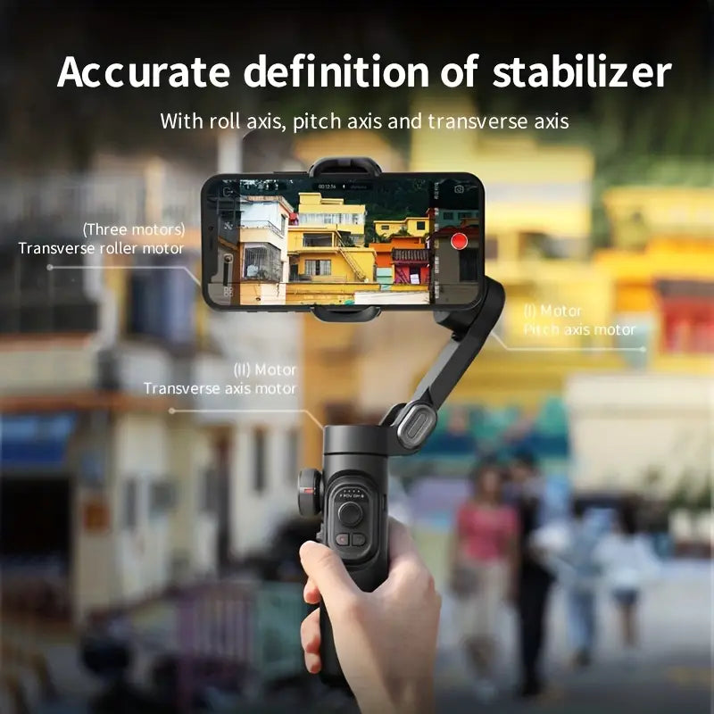 Portable Phone Gimbal Stabilizer for iPhone Android