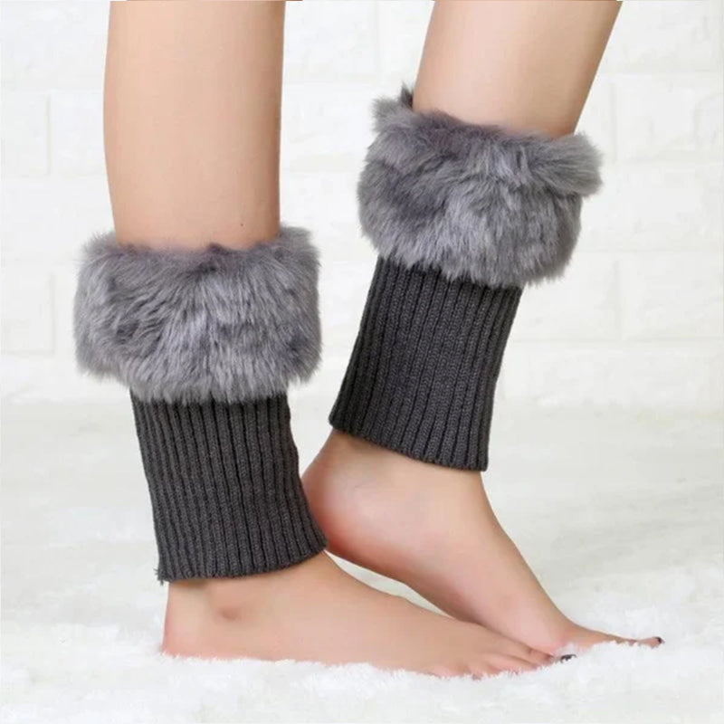 Cozy Fesara FurryLegs - Soft and Stylish Winter Leg Warmers