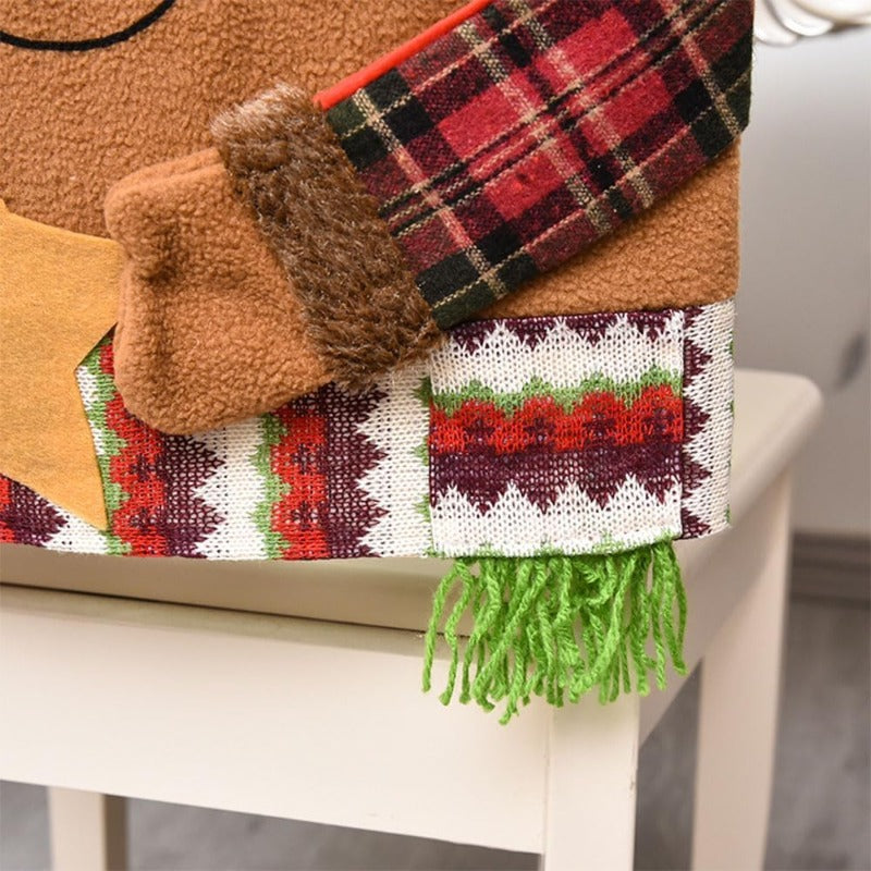 Festive Holiday Santa Chair Covers