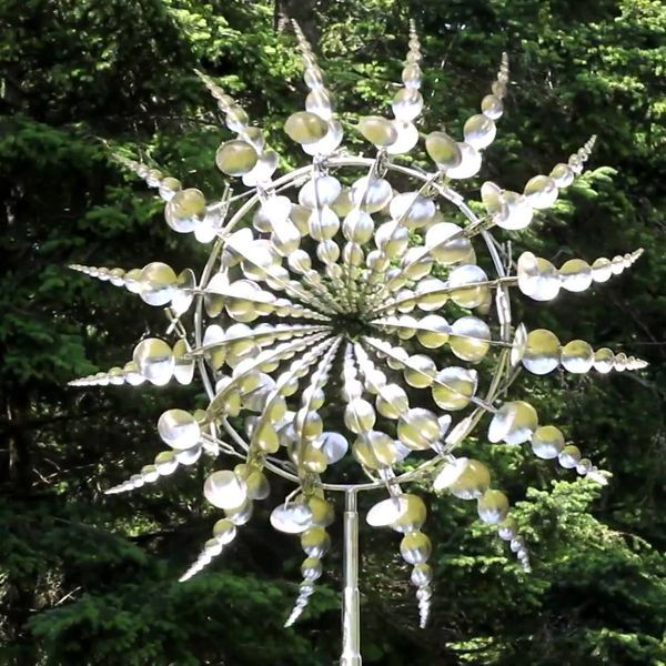 Decorative Metal Garden Windmill - Fesara