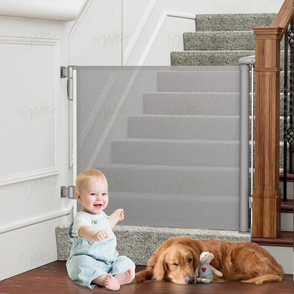 Wide Adjustable Baby Pet Safety Barrier Gate