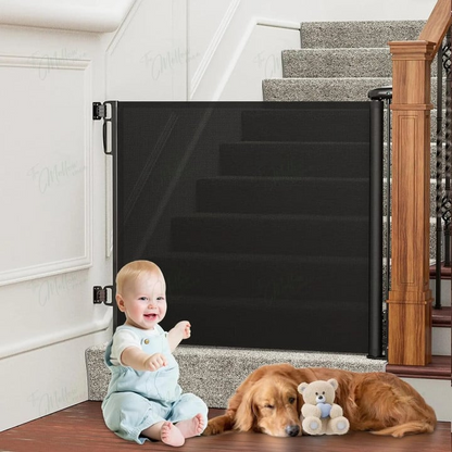 Wide Adjustable Baby Pet Safety Barrier Gate
