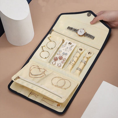 Travel Jewelry Roll Up Storage Case - Fesara