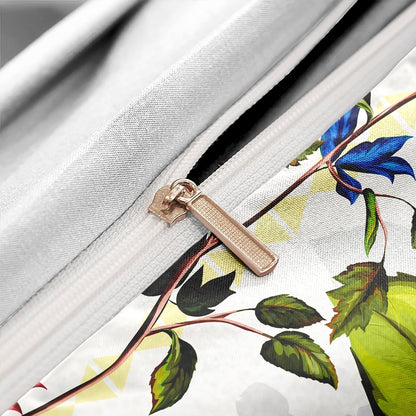 Beautiful Flower Bird Bedding Set