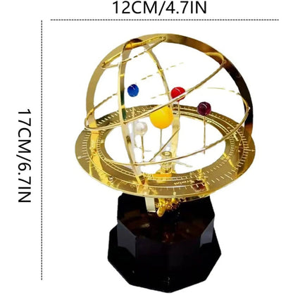 Beautiful Brass Solar System Desk Model