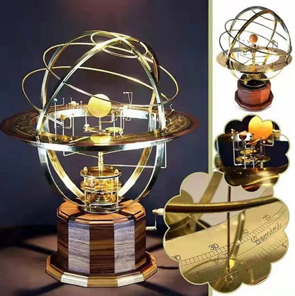 Beautiful Brass Solar System Desk Model