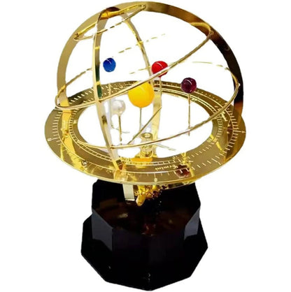 Beautiful Brass Solar System Desk Model - Fesara