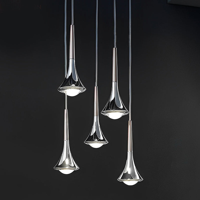 Stunning Glass Drop LED Pendant Light Fixture