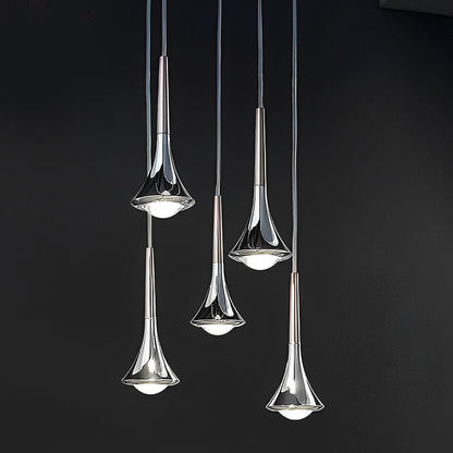 Stunning Glass Drop LED Pendant Light Fixture