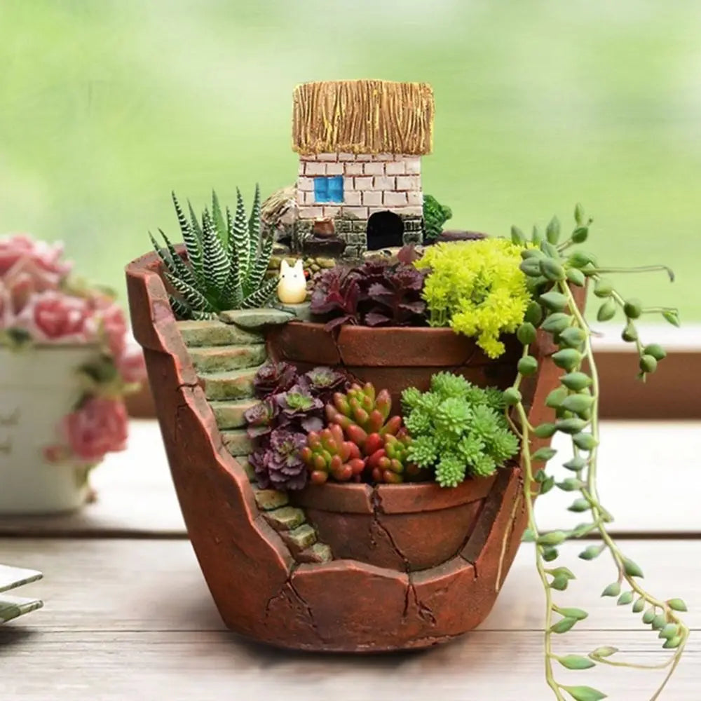 Stylish Bonsai Pot - Strong Ceramic Planter - Fesara