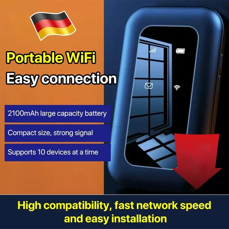 Compact WiFi Signal Booster for Strong Internet Everywhere