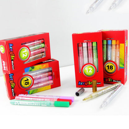 Vibrant Acrylic Paint Art Markers