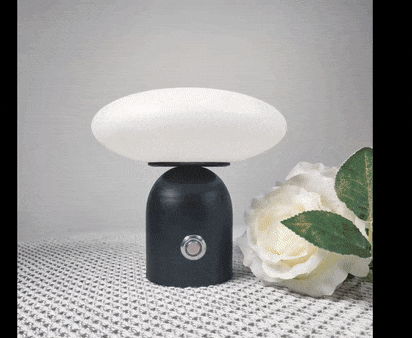 Rustic Forest Mushroom Table Light