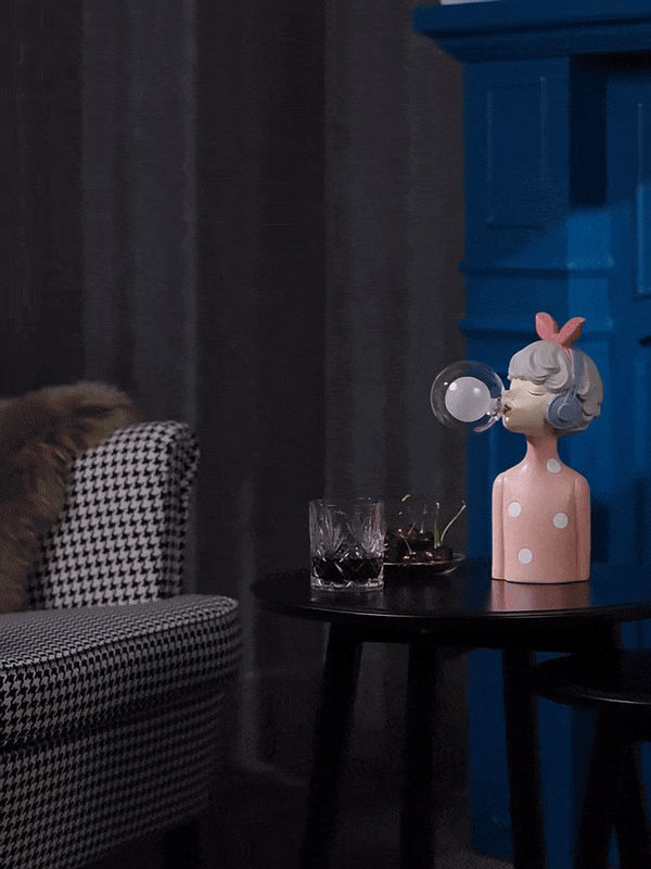Stylish Bubble Glass Table Lamp