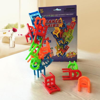 Fun Kids Stacking Chair Game Set